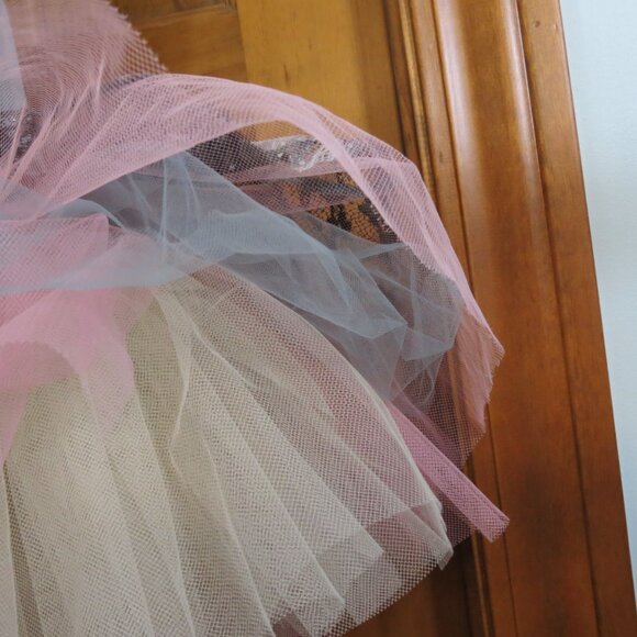 Curtain Call Grey/Pink/Black Ballet Tutu Silver Sequins Adult M - Picture 4 of 8